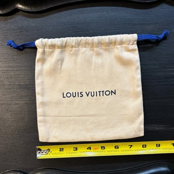 Louis Vuitton Drawstring DUST-BAG Pouch 8x7 CLEAN NEW CONDITION - Picture 3 of 6